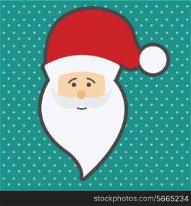 Santa Claus Happy New Year, vector illustration