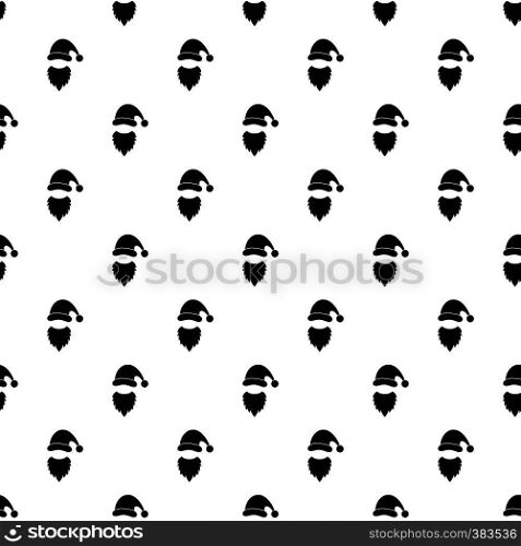 Santa Claus pattern. Simple illustration of Santa Claus vector pattern for web. Santa Claus pattern, simple style