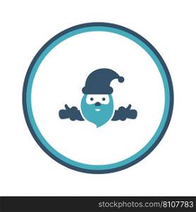 Santa creative icon from christmas icons Vector Image
