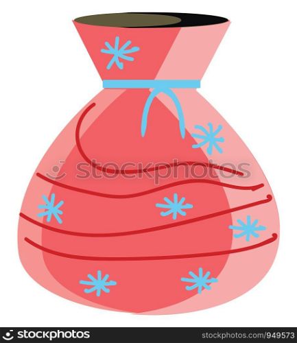 Santa's bag illustration vector on white background