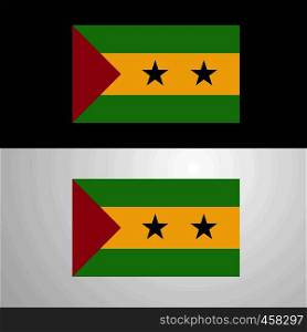 Sao Tome and Principe Flag banner design