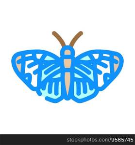sapho longwing insect color icon vector. sapho longwing insect sign. isolated symbol illustration. sapho longwing insect color icon vector illustration