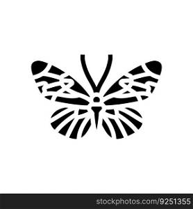 sapho longwing insect glyph icon vector. sapho longwing insect sign. isolated symbol illustration. sapho longwing insect glyph icon vector illustration