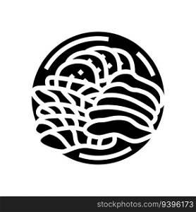 sashimi japanese food glyph icon vector. sashimi japanese food sign. isolated symbol illustration. sashimi japanese food glyph icon vector illustration