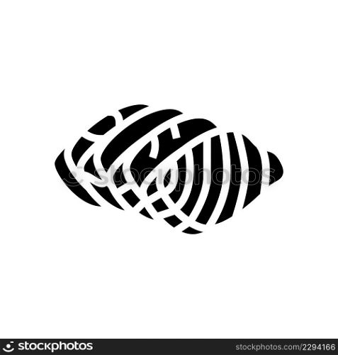 sashimi salmon glyph icon vector. sashimi salmon sign. isolated contour symbol black illustration. sashimi salmon glyph icon vector illustration