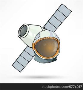 satellite station astronaut icon