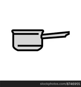 saucepan pot cooking color icon vector. saucepan pot cooking sign. isolated symbol illustration. saucepan pot cooking color icon vector illustration