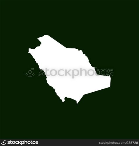 Saud Arabia map icon. Vector eps10 illustration. Saud Arabia map icon