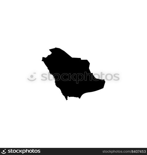 Saudi Arabia map icon. vector illustration symbol design.