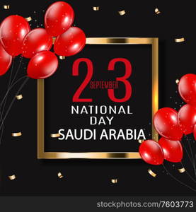 Saudi Arabia National Day September 23. Kingdom of Saudi Arabia Independence Day. Vector Illustration. EPS10. Saudi Arabia National Day September 23. Kingdom of Saudi Arabia Independence Day. Vector Illustration