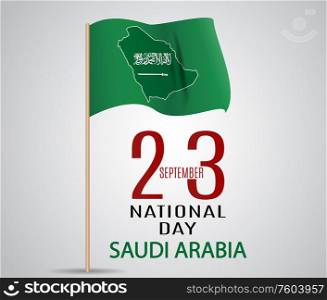 Saudi Arabia National Day September 23. Kingdom of Saudi Arabia Independence Day. Vector Illustration. EPS10. Saudi Arabia National Day September 23. Kingdom of Saudi Arabia Independence Day. Vector Illustration