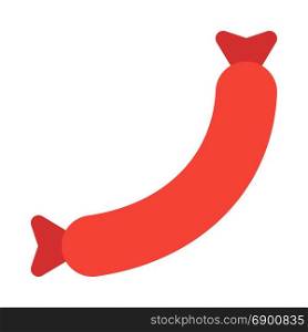 sausage, icon on isolated background