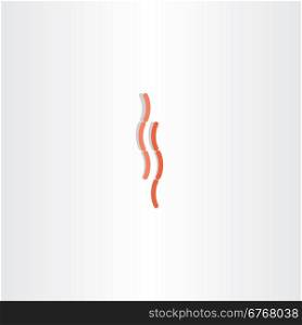 sausage vector icon sign design label
