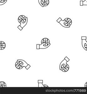 Save globe energy pattern seamless vector repeat geometric for any web design. Save globe energy pattern seamless vector