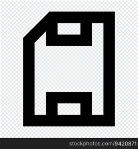 Save icon. Suitable for website UI design