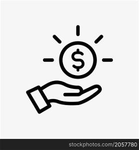 save money icon vector illustration
