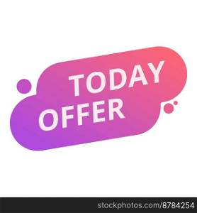 Save promotion icon cartoon vector. Today offer. Super price. Save promotion icon cartoon vector. Today offer