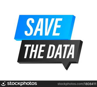 Save the date. Badge, mark on megaphone. Flat vector stock illustrations on white background. Save the date. Badge, mark on megaphone. Flat vector stock illustrations on white background.