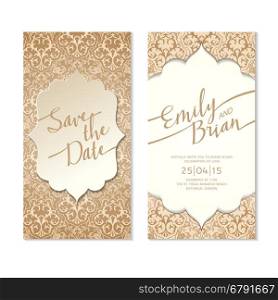 Save The Date Card Template. Wedding Invitation Card. . Ctard Template