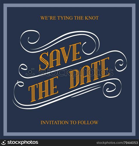 Save the Date, illustrator format eps10