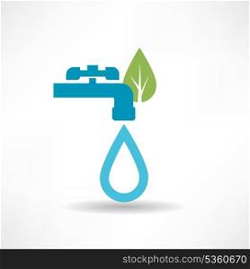 Save the environment and water icon