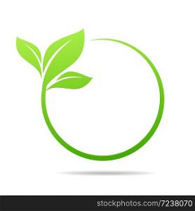 saving logo and ecology friendly concept World environmental Vector illustration
