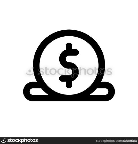 saving money, icon on isolated background
