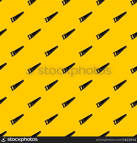 Saw pattern seamless vector repeat geometric yellow for any design. Saw pattern vector