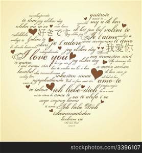 Say I love you in many languages