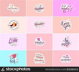Saying I Love You with Beautiful Valentine’s Day Design Stickers