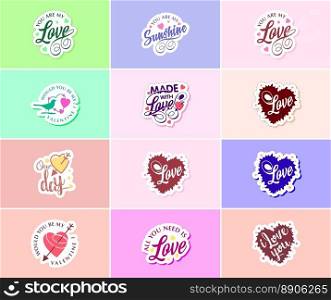 Saying I Love You with Beautiful Valentine’s Day Design Stickers