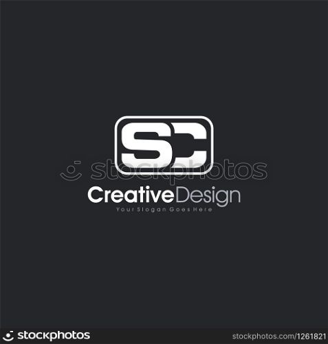 SC Logo Letter Initial SC abstract Logo Template Design Vector, Emblem, Design Concept, Creative Symbol design vector element for identity, logotype or icon Creative Design