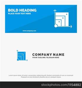 Scalable, System, Scalable System, Science SOlid Icon Website Banner and Business Logo Template