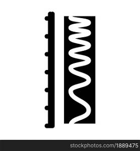 scale electromagnetic glyph icon vector. scale electromagnetic sign. isolated contour symbol black illustration. scale electromagnetic glyph icon vector illustration