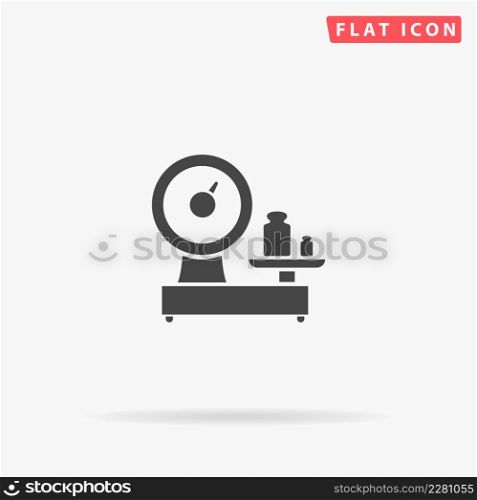 Scale flat vector icon. Hand drawn style design illustrations.. Scale flat vector icon