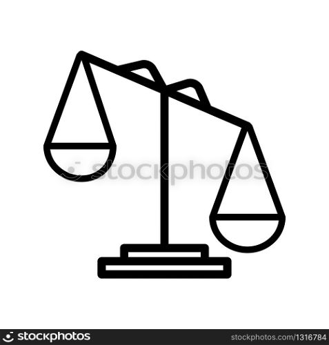 scale of justice icon design, flat style icon collection