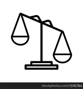 scale of justice icon design, flat style icon collection