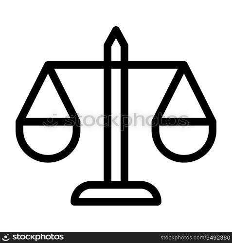 scale of justice icon, scale icon