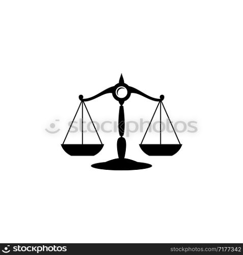 Scale of Justice Logo Template Illustration Design. Vector EPS 10.
