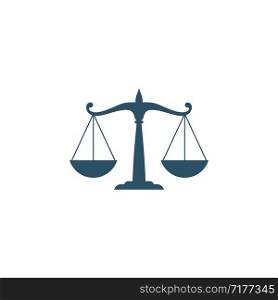 Scale of Justice Logo Template Illustration Design. Vector EPS 10.