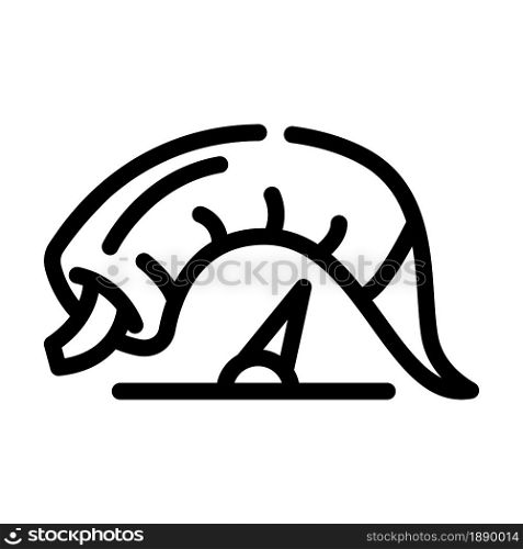 scale with natural spice pepper line icon vector. scale with natural spice pepper sign. isolated contour symbol black illustration. scale with natural spice pepper line icon vector illustration