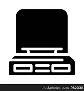 scales digital gadget glyph icon vector. scales digital gadget sign. isolated contour symbol black illustration. scales digital gadget glyph icon vector illustration
