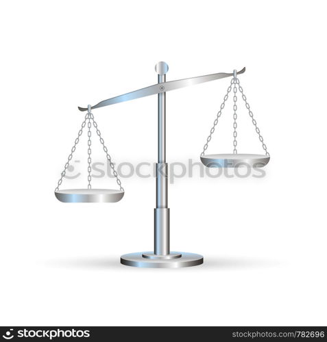 Scales icon. Libra isolated on white background. Vector illustration.. Scales icon. Libra isolated on white background. Vector stock illustration.