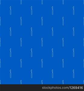 Scalpel pattern vector seamless blue repeat for any use. Scalpel pattern vector seamless blue