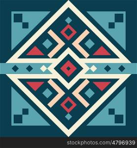 Scandinavian abstract geometric pattern