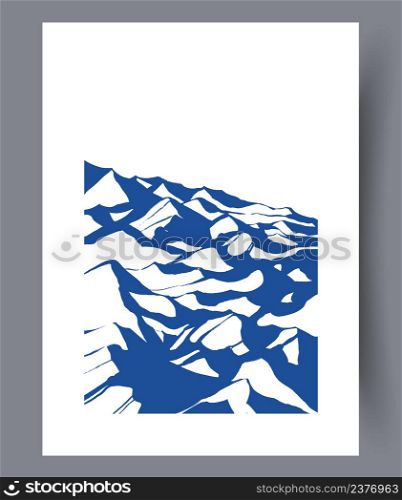 Scandinavian abstract vector print set. Minimalistic abstract wall art background for print. Scandinavian vector style.. Scandinavian abstract vector print set.