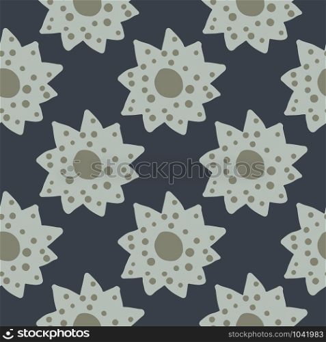 Scandinavian simple flowers seamless pattern. Floral print with daisies flowers. Spring design for fabric, textile print, wrapping paper. Scandinavian simple flowers seamless pattern. Floral print with daisies flowers.