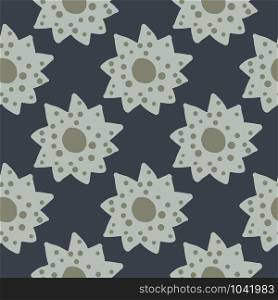 Scandinavian simple flowers seamless pattern. Floral print with daisies flowers. Spring design for fabric, textile print, wrapping paper. Scandinavian simple flowers seamless pattern. Floral print with daisies flowers.