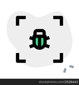 Scanning system bug for efficient working.