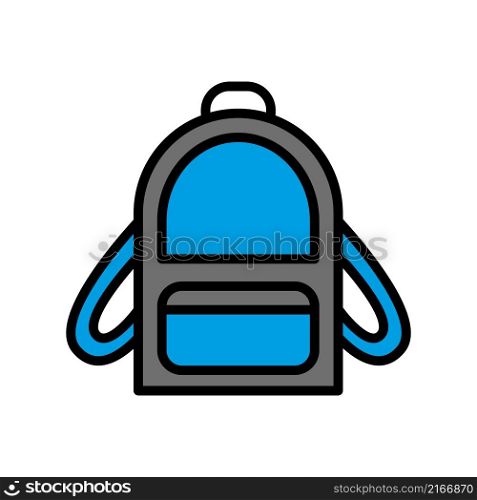 School bag icon vector sign and symbol on trendy design